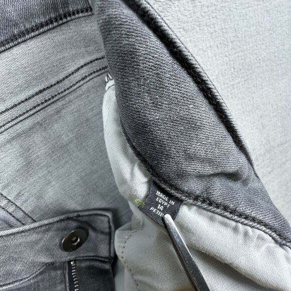 J.Jill Jeans Size 14P Boyfriend Straight Leg Ankle Denim Womens Mid Rise Gray - Picture 6 of 13